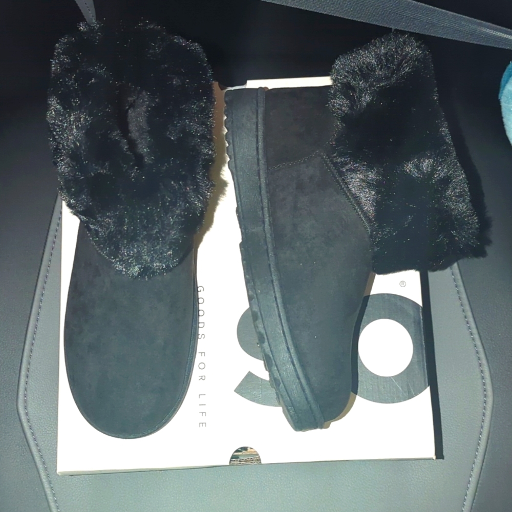 SO Faux Fur Ankle Boots 7 - Picture 2 of 10
